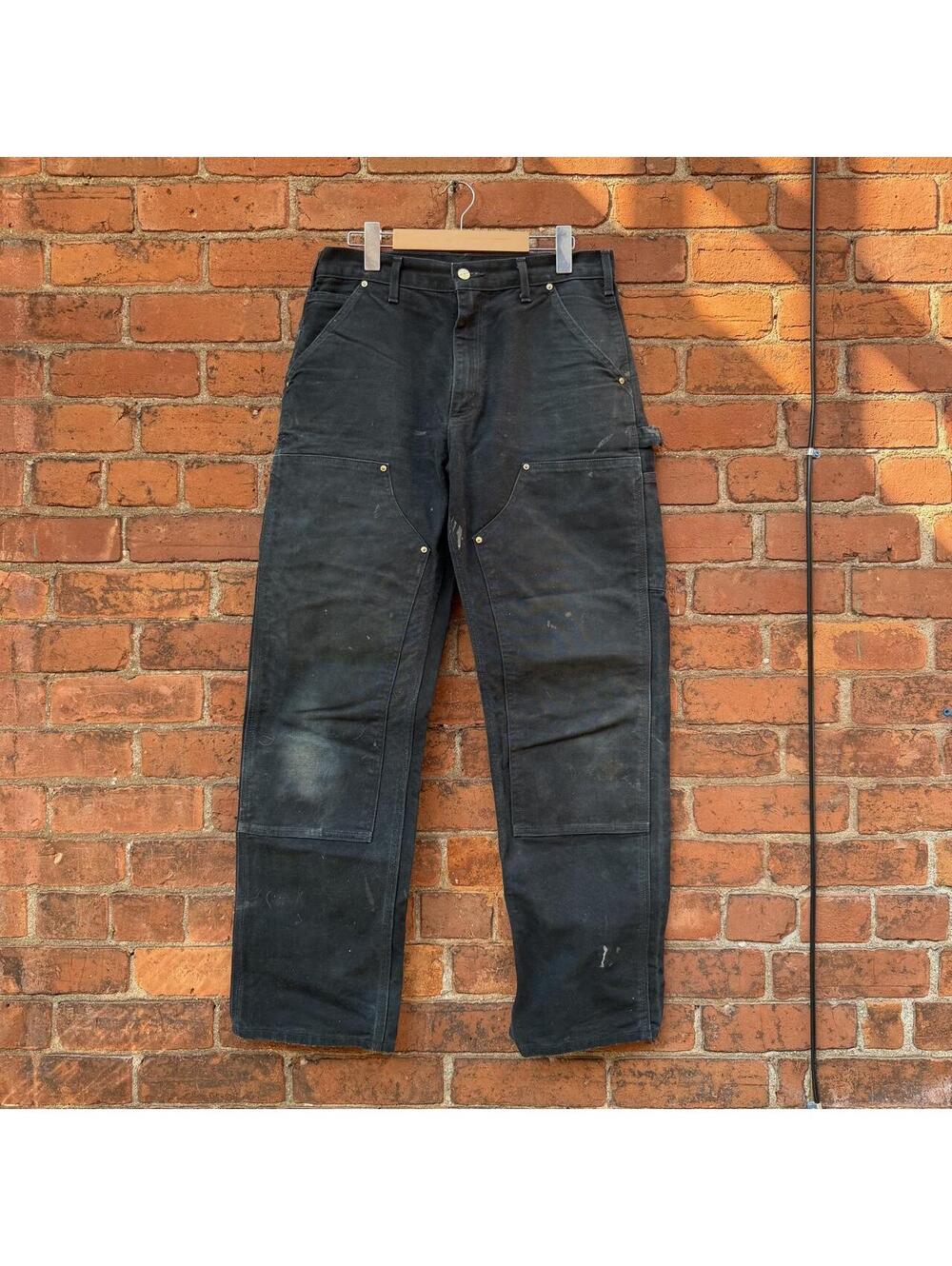 vintage made in USA carhartt double knee jeans